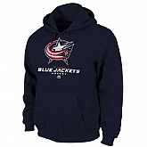 Men's Columbus Blue Jackets Majestic Critical Victory VIII Fleece Hoodie - Navy Blue,baseball caps,new era cap wholesale,wholesale hats